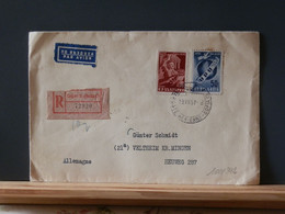 100/392  LETTRE BULGARIE 1951 POUR ALLEMANGE  RECOMM. - Briefe U. Dokumente