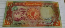 Sudan , P 45  , 1991 , 5 Pounds - Soudan