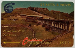 St. Kitts And Nevis  EC$10  3CSKA  " Brimstone Hill Fortress " - St. Kitts En Nevis