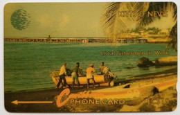 St Kitts And Nevis  EC$10  12CSKA  "  Local Fishermen At Work " - Saint Kitts & Nevis