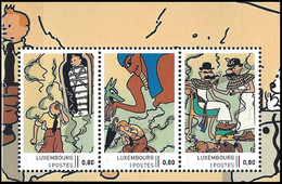Timbre Privé** - Tintin / Kuifje / Tim  - Milou / Bobbie / Struppi - Les Cigares Du Pharaon / De Sigaren Van De Farao - Autres
