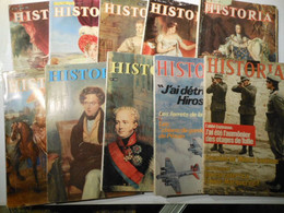 Lot De 10 HISTORIA : Numéros 134 135 136 140 146 148 153 164 412 398 - Lotti E Stock Libri