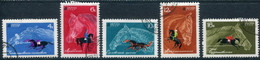 SOVIET UNION 1968 Equestrian Sports Used.  Michel 3458-62 - Used Stamps