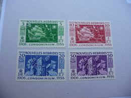 TIMBRES   NEW  HÉBRIDES   SERIE  N  167  A  170     COTE  8,50  EUROS   NEUFS* - Nuovi