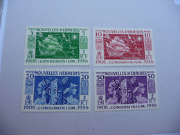 TIMBRES   NEW  HÉBRIDES   SERIE  N  167  A  170     COTE  8,50  EUROS   NEUFS* - Ungebraucht