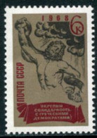 SOVIET UNION 1968 Solidarity With Greece MNH / **  Michel 3525 - Unused Stamps