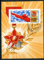 SOVIET UNION 1968 Komsomol Anniversary Block Used.  Michel Block 52 - Oblitérés