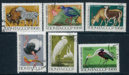 SOVIET UNION 1968 Nature Reserves Used.  Michel 3545-50 - Gebraucht