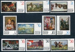 SOVIET UNION 1968 State Museum Paintings MNH / **.  Michel 3576-85 - Nuovi