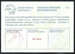 USA International Reply Coupon Issued SUN VALLEY CA 1992 Cashed In Curaçao - Autres & Non Classés