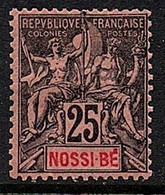 NOSSI-BE N°34 N* - Unused Stamps