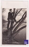 Sainte Radegonde En Touraine Près Tours - Photo 1932 6,5x11cm La Loire Homme Arbre A80-10 - Lugares