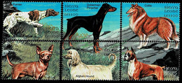 SIERRA LEONE 2000 Mi 3651-3656 DOGS MINT STAMPS ** - Sierra Leone (1961-...)