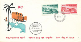 Netherlands New Guinea FDC 5-4-1961 Inauguration Of The New Parliament With Cachet - Nouvelle Guinée Néerlandaise