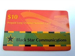 BERMUDA  $10   -  BERMUDA    BLACK STAR COMMUNICATIONS  BOAT   PREPAID CARD  Fine USED LOGIC COMMUNICATIONS   **10837** - Bermude