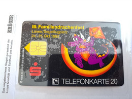 DUITSLAND/ GERMANY  CHIPCARD  K 076  / SPARBANK FAMILIENDRACHENFEST  40 UNITS     ONLY 6000EX  MINT  CARD     **10841** - K-Series: Kundenserie