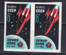 USSR 1963 Mi Nr 2743B Pair   MNH (a8p9) - Ungebraucht