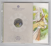 UK 50p Winnie The Pooh - Friends - Brilliant Unc Coloured Coin BU Royal Mint Pres/Pack - 50 Pence