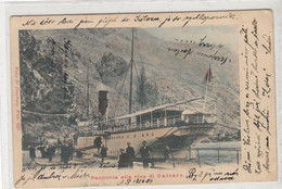 Kotor , 1904 , Hafen , Schiff PANONIA - Montenegro