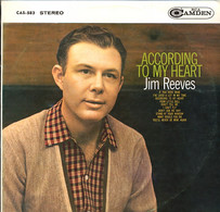 * LP *  JIM REEVES - ACCORDING TO MY HEART  (Germany 1969) - Country En Folk