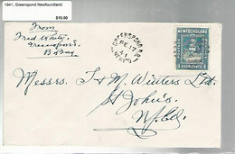 36230 ) Canada Newfoundland Cover Postal History - 1908-1947