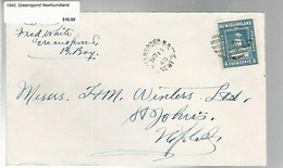 36233 ) Canada Newfoundland Cover Postal History - 1908-1947