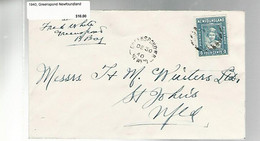 36234 ) Canada Newfoundland Cover Postal History - 1908-1947