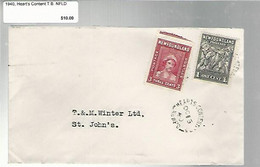 36235 ) Canada Newfoundland Cover Postal History - 1908-1947