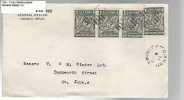 36241 ) Canada Newfoundland Cover Postal History - 1908-1947