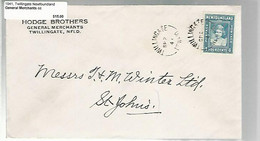 36255 ) Canada Newfoundland Cover Postal History - 1908-1947