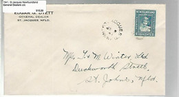 36257 ) Canada Newfoundland Cover Postal History - 1908-1947