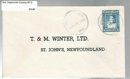 36258 ) Canada Newfoundland Cover Postal History - 1908-1947