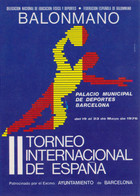 HANDBALL / PALLAMANO / BALONMANO - TORNEO INTERNACIONAL De ESPAÑA : BARCELONA - 1976 - SPAIN (ak161) - Handball