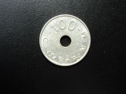 100 C.C.P.A.M.M. * - Monétaires / De Nécessité