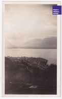 Montreux / Ville Et Lac Léman - Photo 1933 6,5x11cm Photographie Originale Suisse Canton De Vaud A80-37 - Lugares
