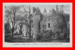 2 CPA (86) VOUEUIL-sur-VIENNE.  Château Du Fou / Château De Chistré.*3210 - Vouneuil Sur Vienne