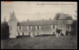 1910 SAINT GOURSON : Chateau De DOMEZAC Animée - Andere & Zonder Classificatie