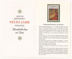 (CZ 462) FDC KIRIBATI, Info Sheet Christmas 1989 - Kiribati (1979-...)