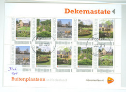 Nederland 2012 * BLOK * BLOCK * BLOC * Buitenplaatsen *  KASTEEL * DEKEMASTATE  * POSTFRIS GESTEMPELD  (blok 404) - Oblitérés