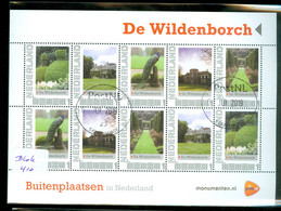 Nederland 2012 * BLOK * BLOCK * BLOC * Buitenplaatsen *  KASTEEL * DE WILDENBORCH  * POSTFRIS GESTEMPELD  (blok 410) - Oblitérés