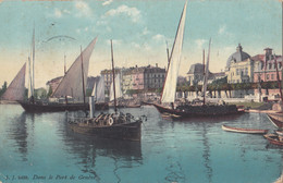 Transports - Bâteaux - Bâteau De Pêche - Bâteau Vapeur - Postmarked 1913 Hermance Tours 37 - Pêche