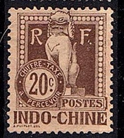 INDOCHINE TAXE N°10 N* - Timbres-taxe