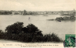 DINARD LE VICOMTE VUR PRISE DU ROND POINT DES BUTTES LA RANCE LE ROCHER DE BIZEUX ET SAINT SERVAN 1907 - Dinard