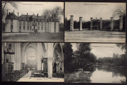 ETRECHY - 8 Cartes CHATEAU JARDIN EGLISE Et Divers - Etrechy