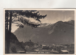 B6466) RATTENBERG Am INN - Tirol - Tolle Alte Variante Auf Kirche Un Häuser Mit Bergen Im Hintergrund - Rattenberg