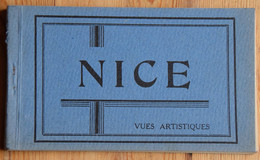 06 : Nice - Vues Artistiques - Carnet Complet De 12 CPA - Sets And Collections