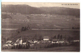 VAL De RUZ - Carte Sur Un Aspect Du BOURG - Val-de-Ruz