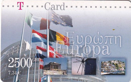 GREECE - Europa, T Telecom Prepaid Card 2500 GRD/7.34 Euro, Used - Altri