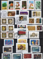 FRANCE 1999-2022 - UNE Nouvelle Sélection De 50 Timbres AUTOADHESIFS DE L' EURO A CE JOUR - Sur Fragment - Oblitérés - Used Stamps