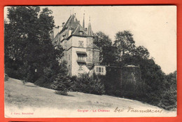 ZTT-23  Gorgier Le Château  Circulé 1907  Photo J. Cavo - Gorgier